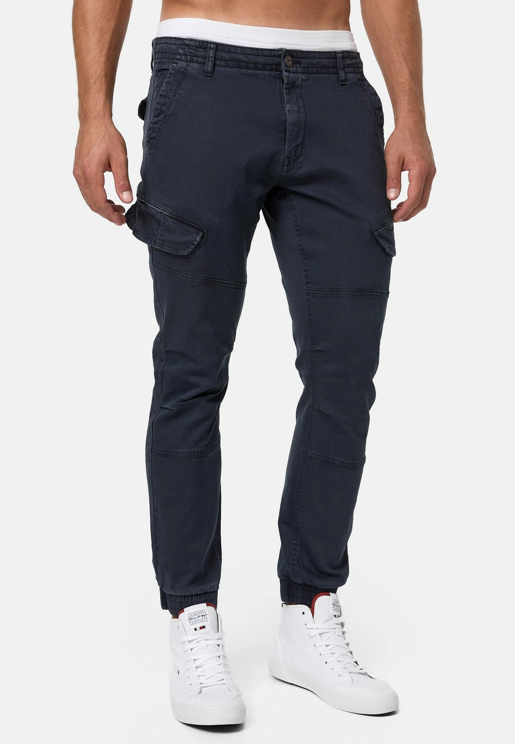 Indicode Jeans Hills - Jeans Tapered Fit - Navy 5 Indicode Jeans Hills - Jeans Tapered Fit - Navy - Afbeelding 3