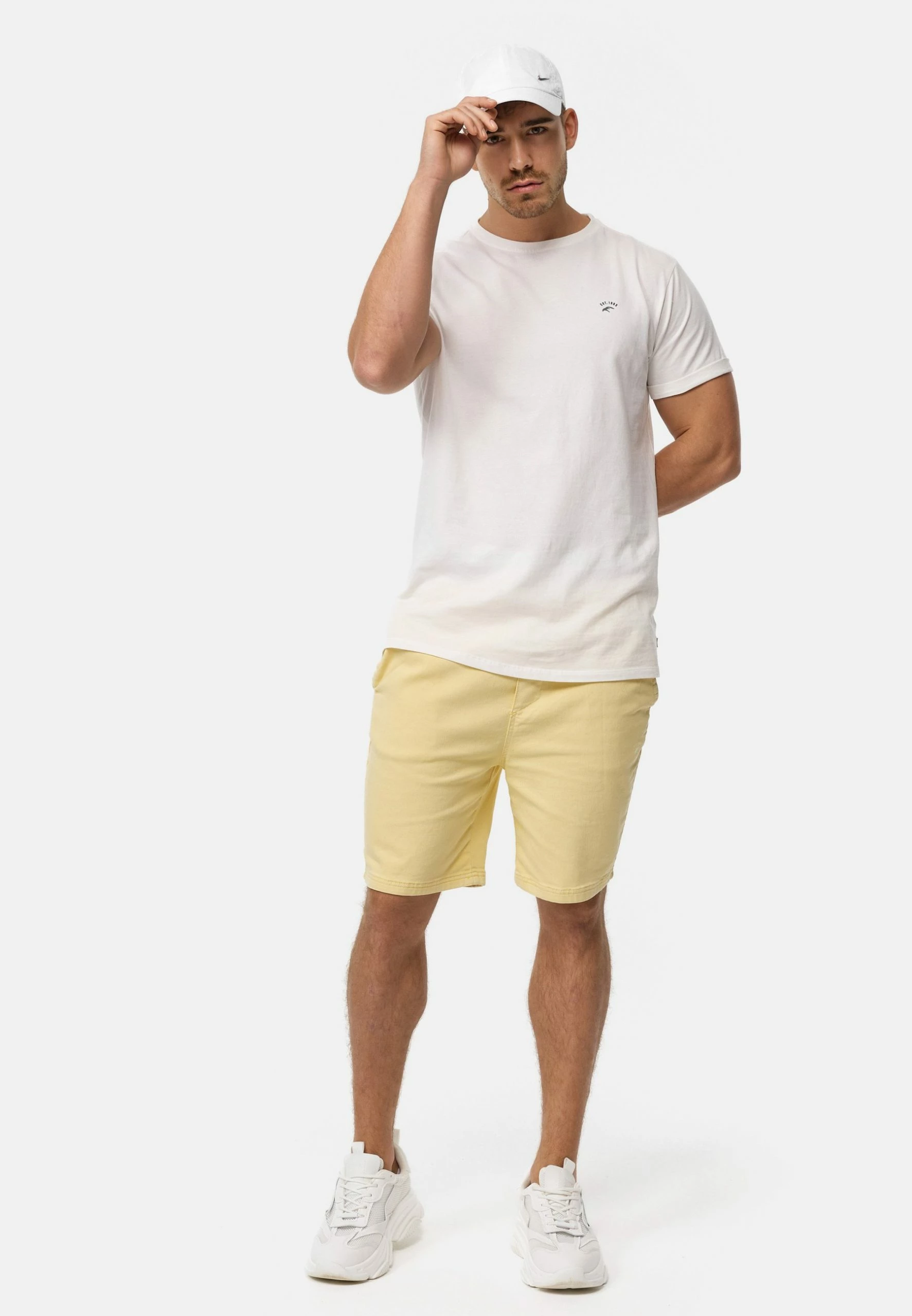 Indicode Jeans Kendari - Shorts - Golden Haze 4 Indicode Jeans Kendari - Shorts - Golden Haze - Afbeelding 2