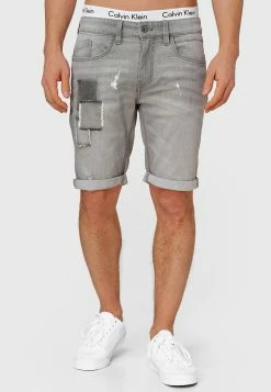 Indicode Jeans Roberts - Jeansshort - Lt Grey