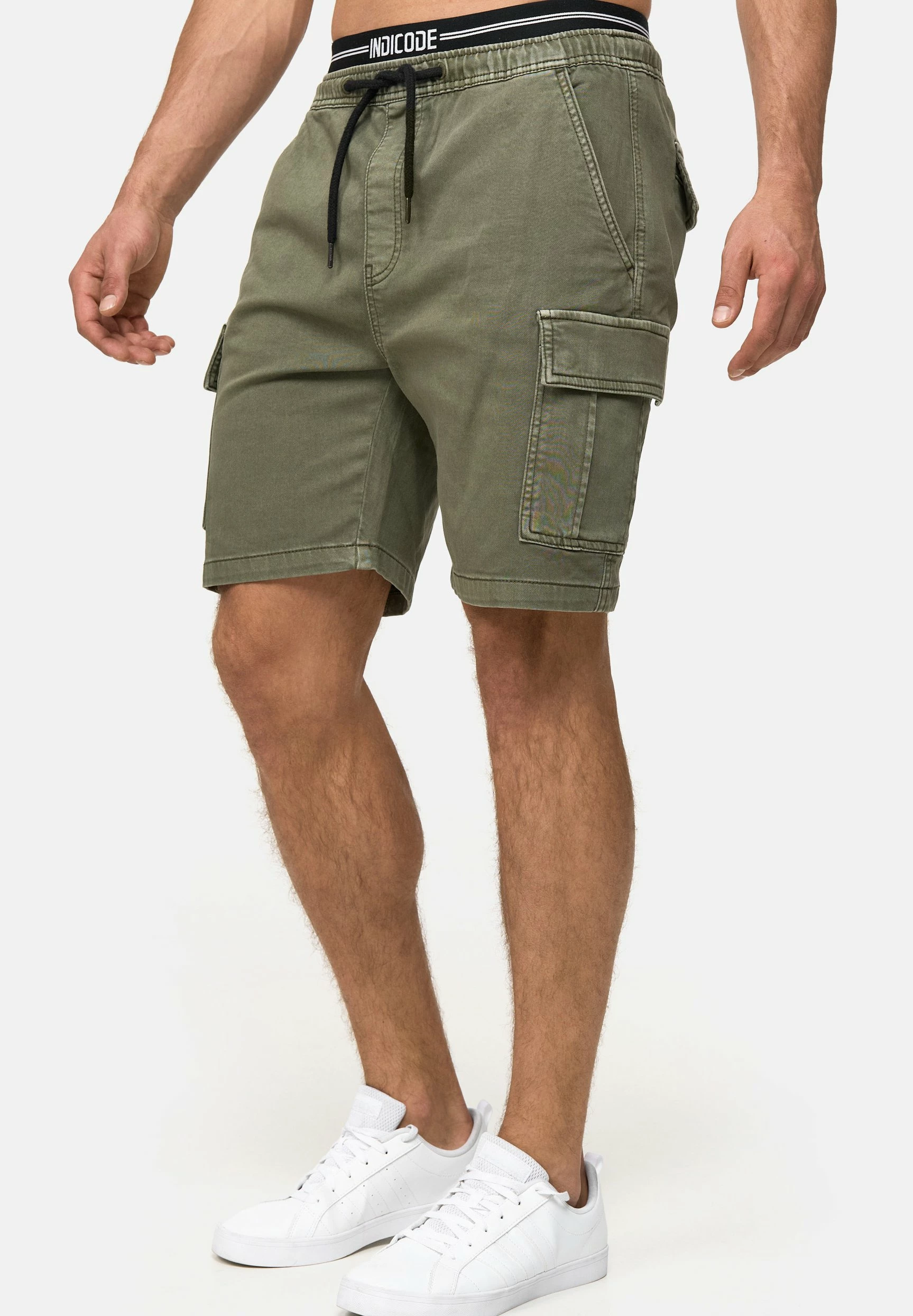 Indicode Jeans Rudi - Shorts - Army 7 Indicode Jeans Rudi - Shorts - Army - Afbeelding 5