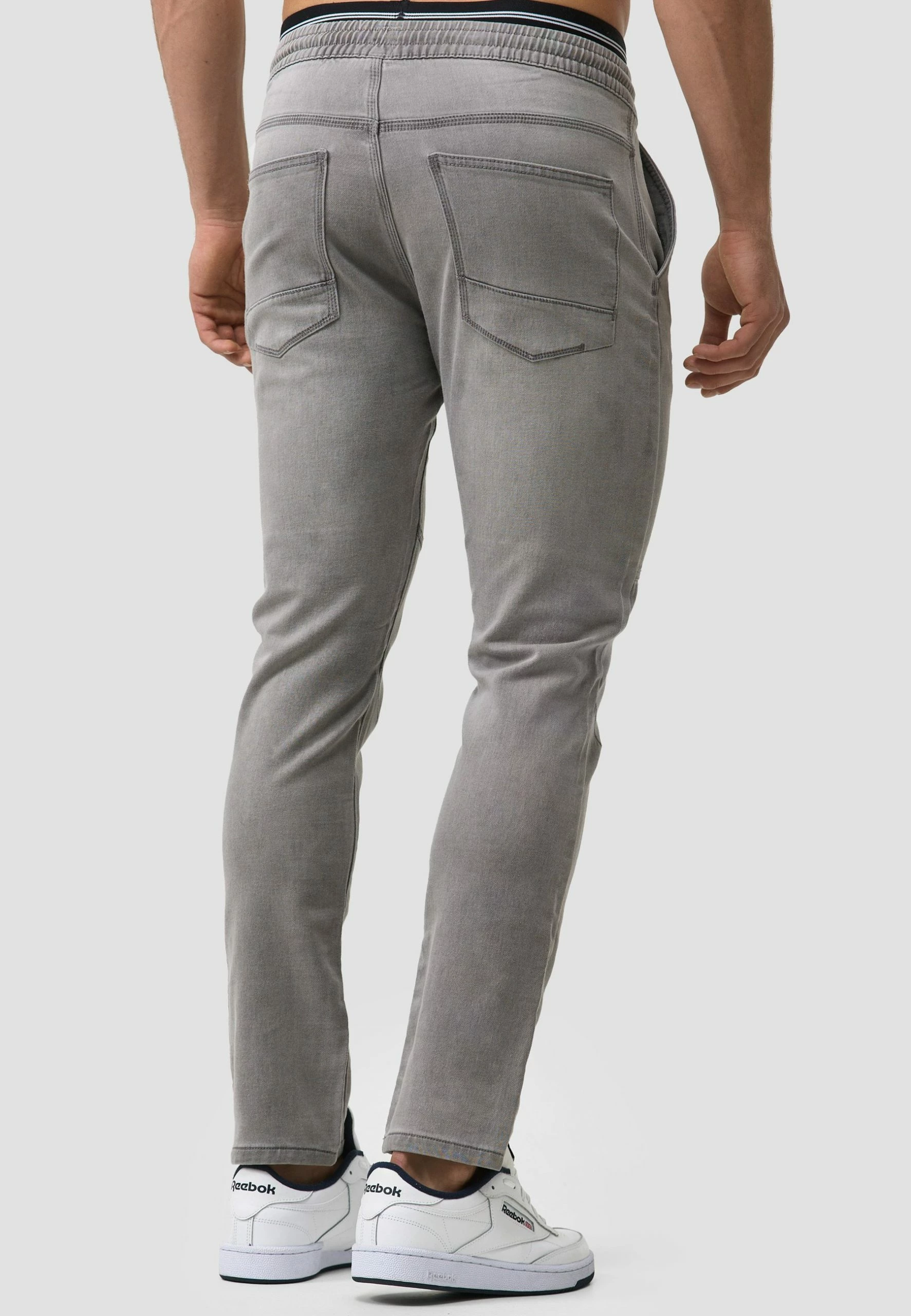 Indicode Jeans Fabrizio - Slim Fit Jeans - Vintage Grey 5 Indicode Jeans Fabrizio - Slim Fit Jeans - Vintage Grey - Afbeelding 3