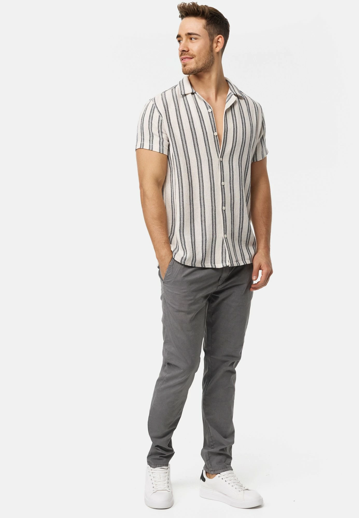 Indicode Jeans Inforty - Straight Leg Jeans - Pewter 4 Indicode Jeans Inforty - Straight Leg Jeans - Pewter - Afbeelding 2