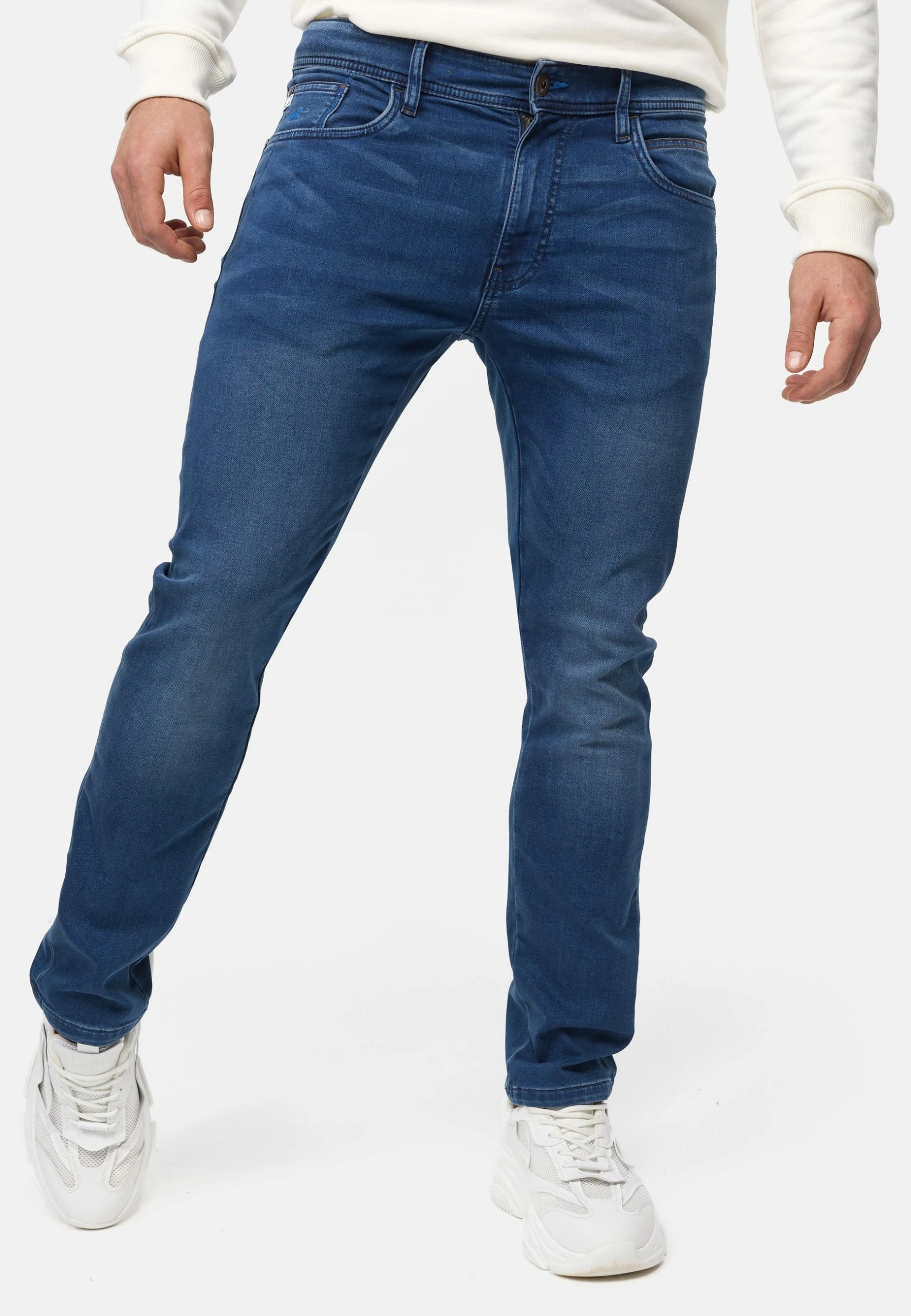 Indicode Jeans Incoil - Straight Leg Jeans - Medium Indigo 3 Indicode Jeans Incoil - Straight Leg Jeans - Medium Indigo
