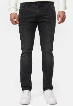 Indicode Jeans Incoil - Straight Leg Jeans - Vintage Black