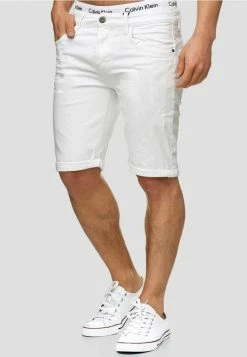 Indicode Jeans Cuba Caden - Jeansshort - Offwhite