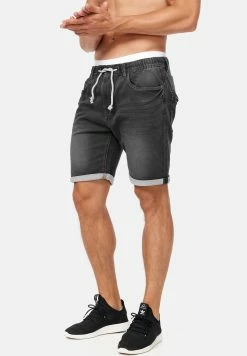 Indicode Jeans Kadin- Jeansshort - Black -Indicode Jeans Verkoop winkel 22282c5236f742d484a662f5c1c4f1c7