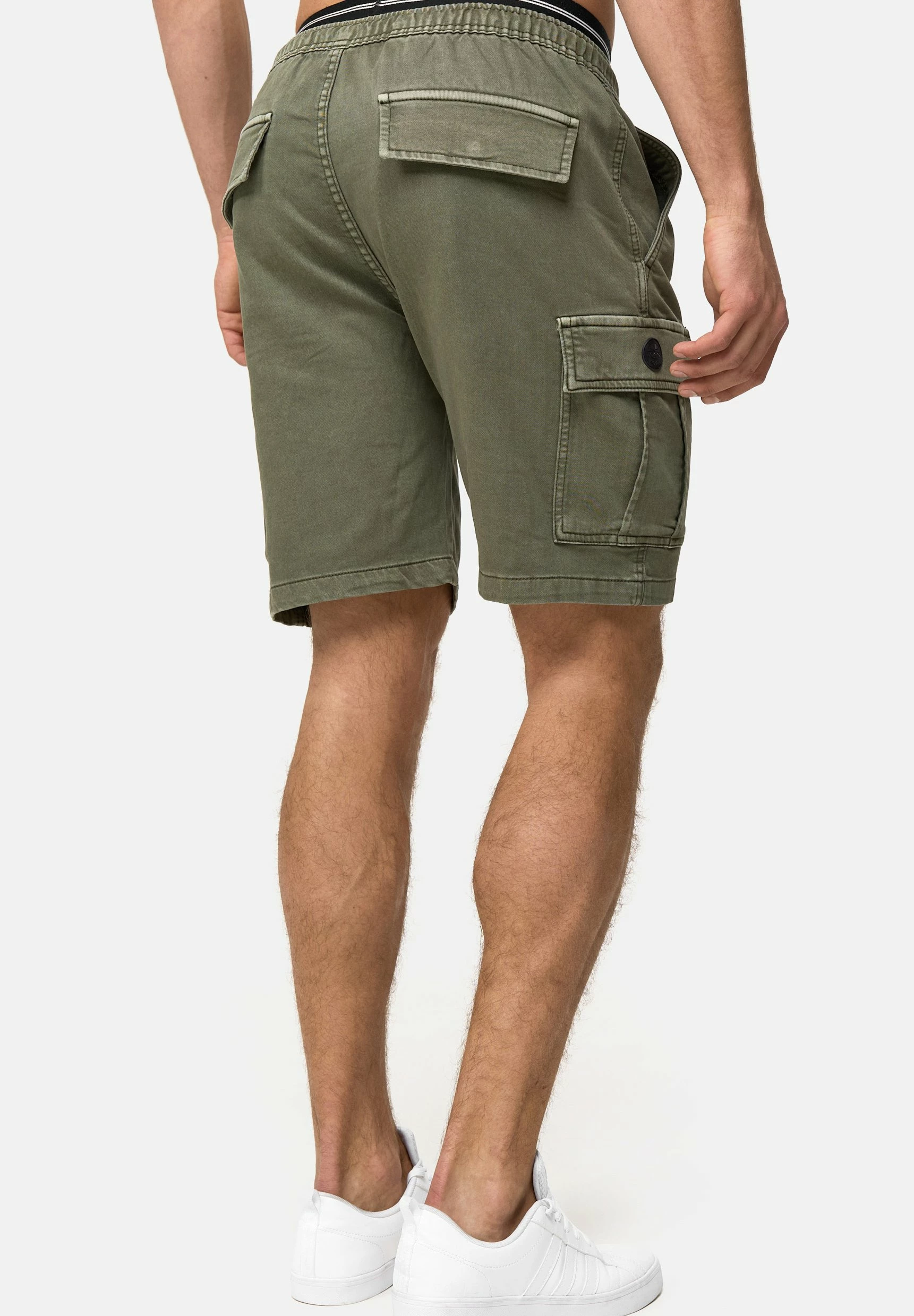 Indicode Jeans Rudi - Shorts - Army 5 Indicode Jeans Rudi - Shorts - Army - Afbeelding 3