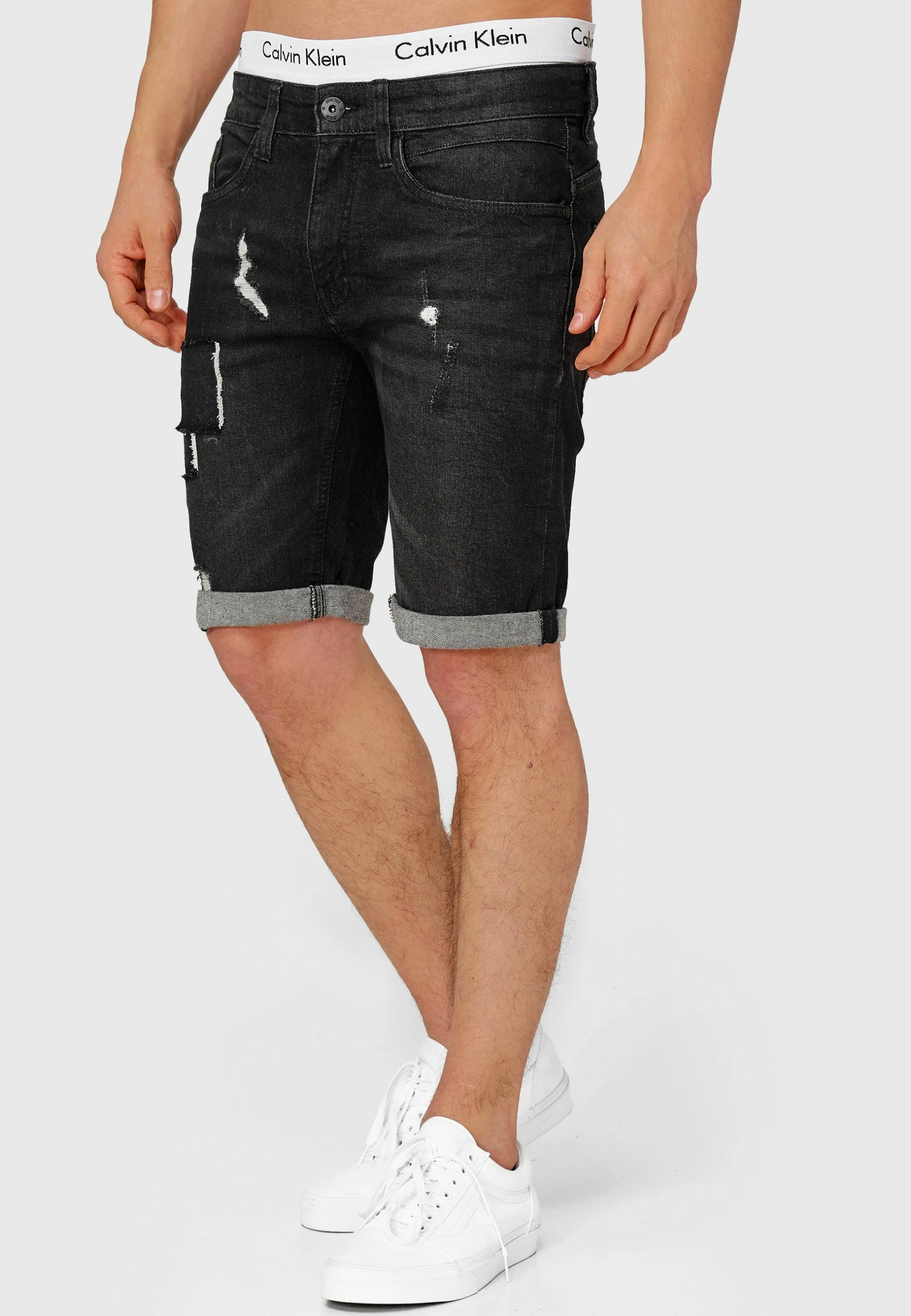 Indicode Jeans Roberts - Jeansshort - Black 8 Indicode Jeans Roberts - Jeansshort - Black - Afbeelding 6