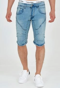 Indicode Jeans Leon - Jeansshort - Blue Wash