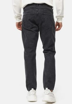 Indicode Jeans Incobra - Straight Leg Jeans - Black -Indicode Jeans Verkoop winkel 355eb9c0d2f4490891640aaae400effa