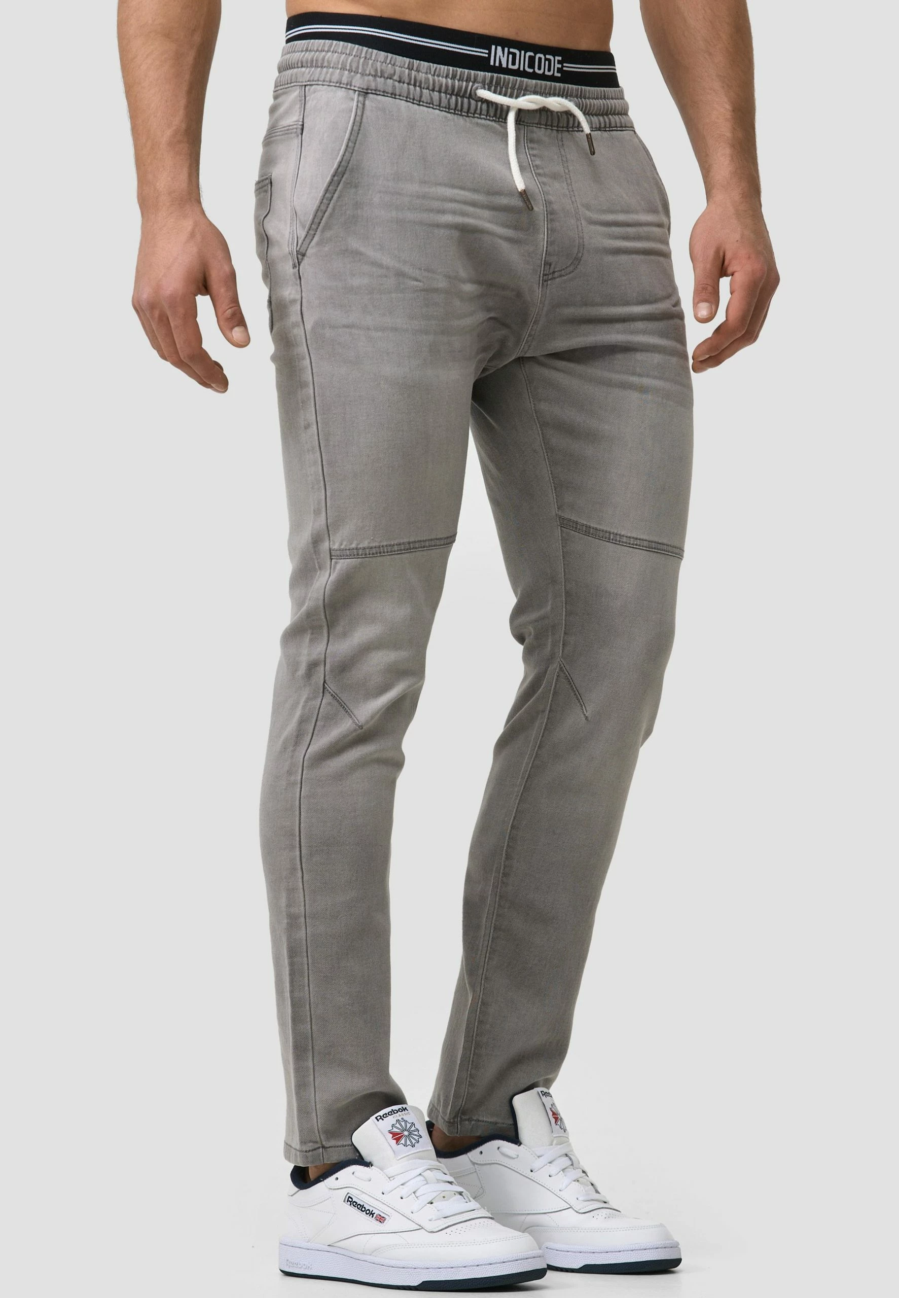 Indicode Jeans Fabrizio - Slim Fit Jeans - Vintage Grey 7 Indicode Jeans Fabrizio - Slim Fit Jeans - Vintage Grey - Afbeelding 5