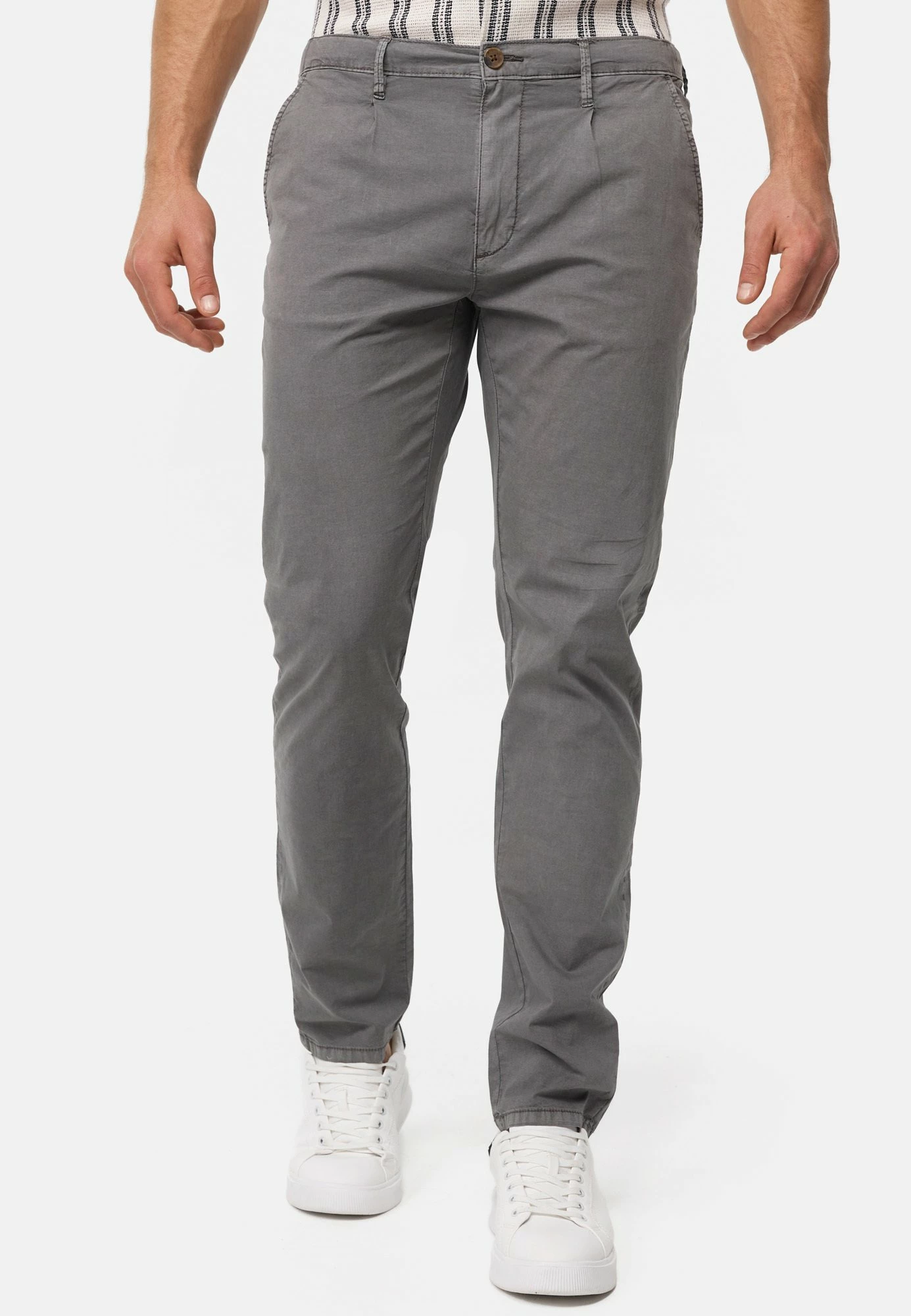 Indicode Jeans Inforty - Straight Leg Jeans - Pewter 3 Indicode Jeans Inforty - Straight Leg Jeans - Pewter