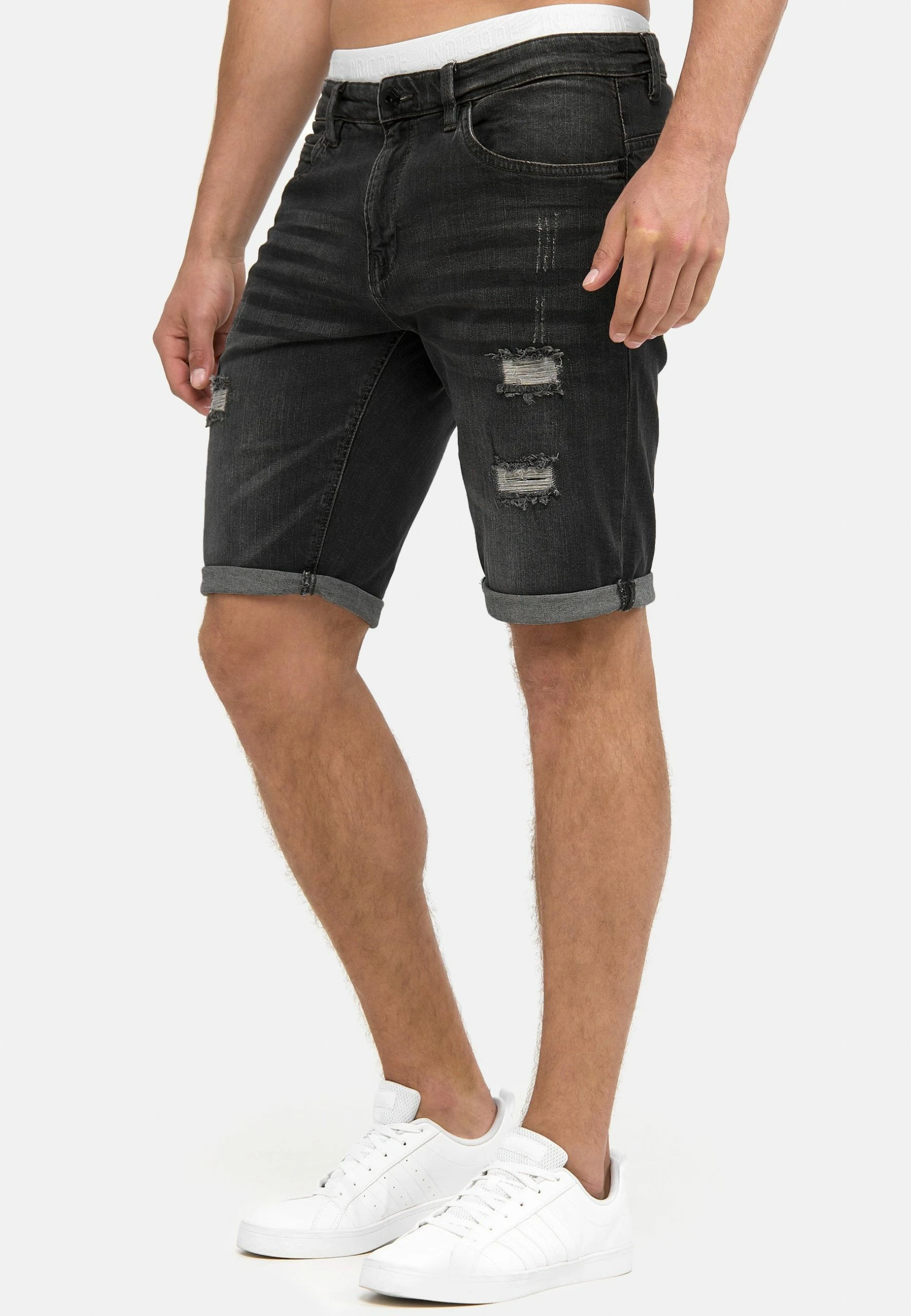 Indicode Jeans Cuba Caden - Jeansshort - Black 6 Indicode Jeans Cuba Caden - Jeansshort - Black - Afbeelding 4