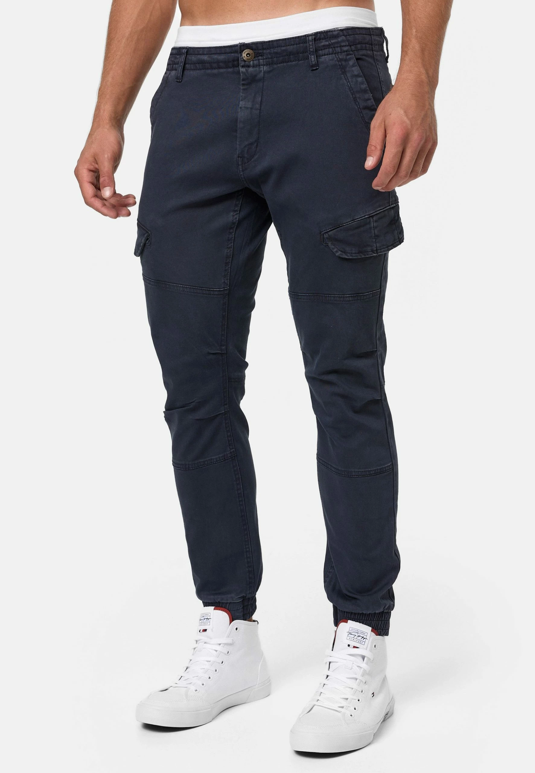 Indicode Jeans Hills - Jeans Tapered Fit - Navy 6 Indicode Jeans Hills - Jeans Tapered Fit - Navy - Afbeelding 4