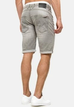 Indicode Jeans Cuba Caden - Jeansshort - Grau -Indicode Jeans Verkoop winkel 501a22ee310e47338c27d1f725b1e9a9
