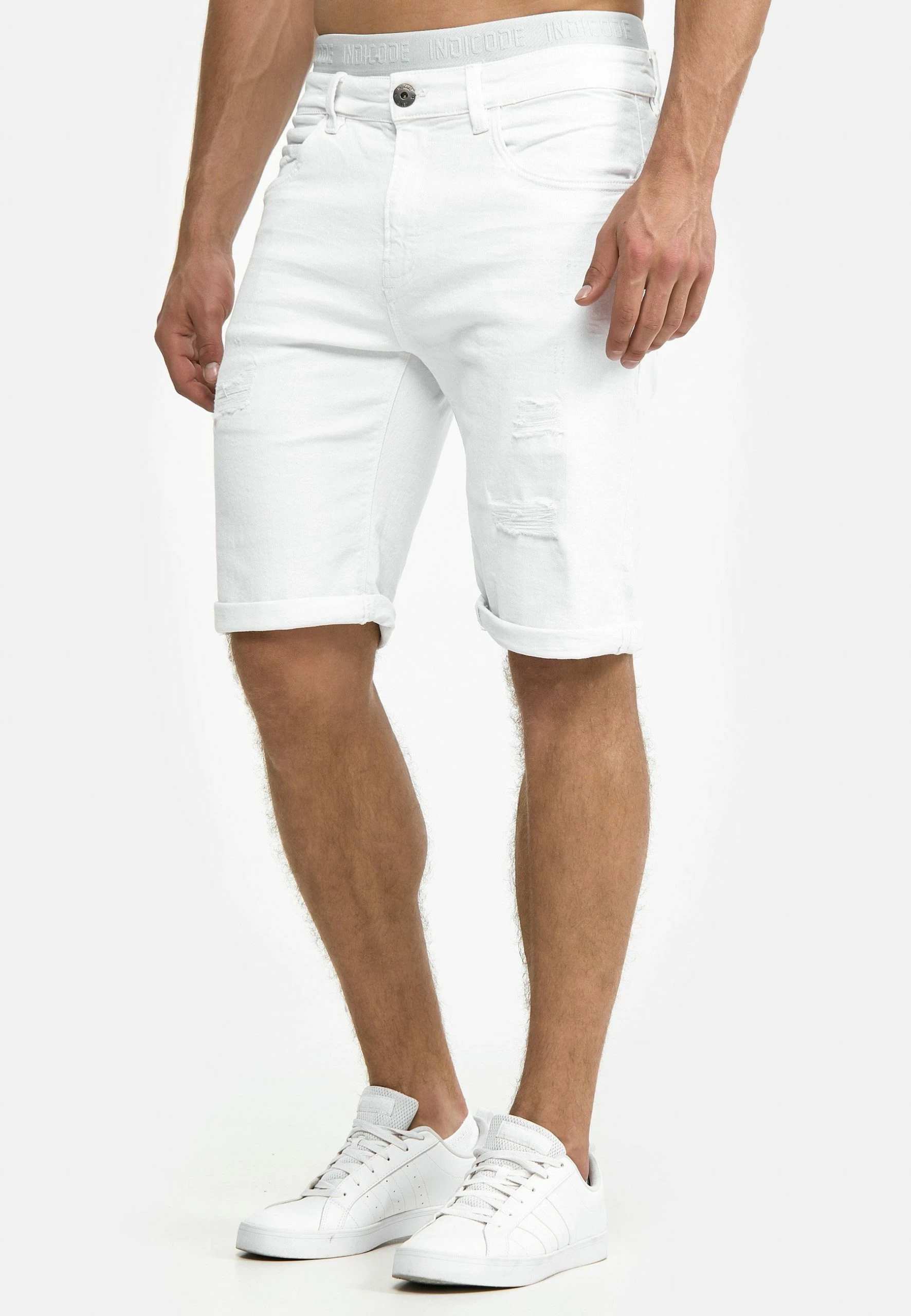 Indicode Jeans Cuba Caden - Jeansshort - Off-White 6 Indicode Jeans Cuba Caden - Jeansshort - Off-White - Afbeelding 4