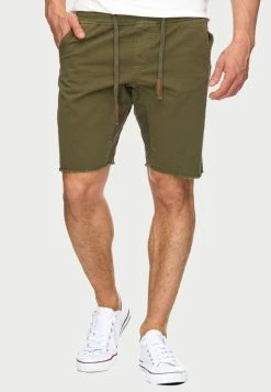Indicode Jeans Carver - Jeansshort - Grren