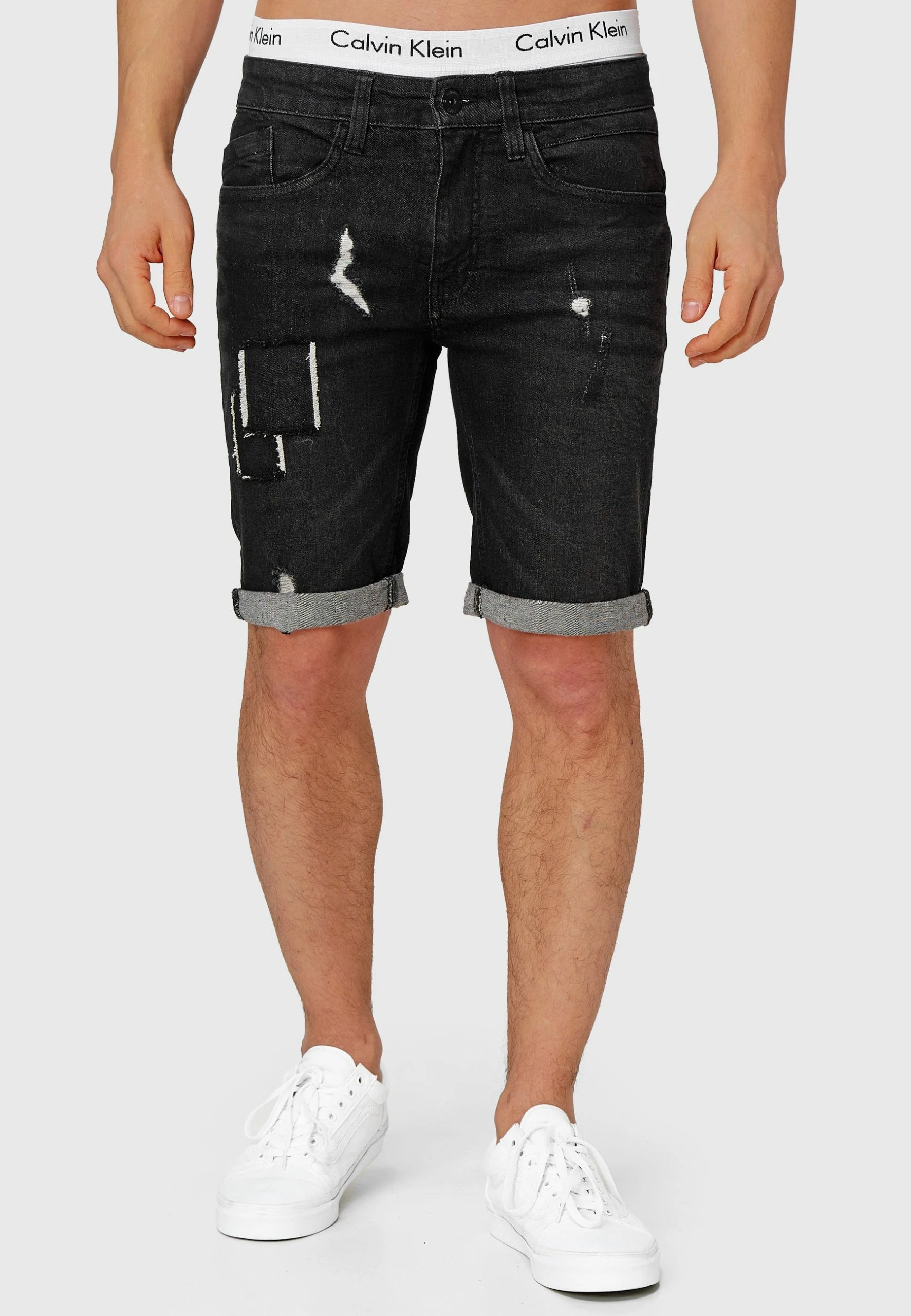Indicode Jeans Roberts - Jeansshort - Black 3 Indicode Jeans Roberts - Jeansshort - Black