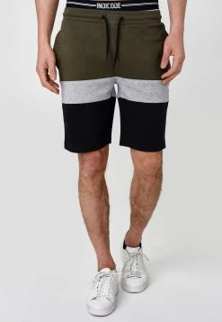 Indicode Jeans Paul - Shorts - Army