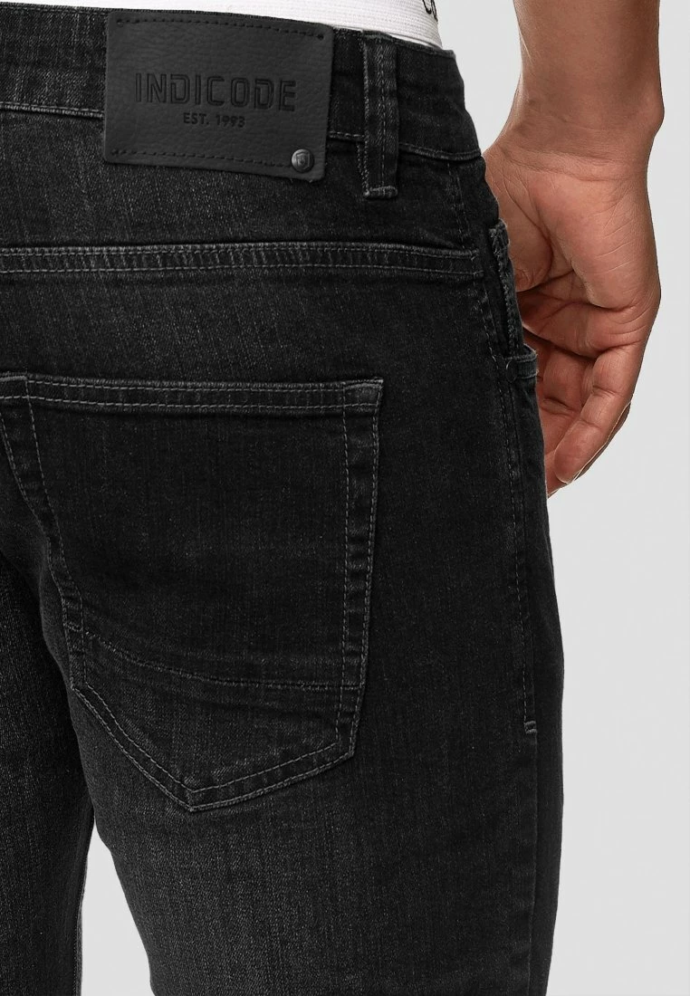 Indicode Jeans Stretch - Slim Fit Jeans - Black 6 Indicode Jeans Stretch - Slim Fit Jeans - Black - Afbeelding 4