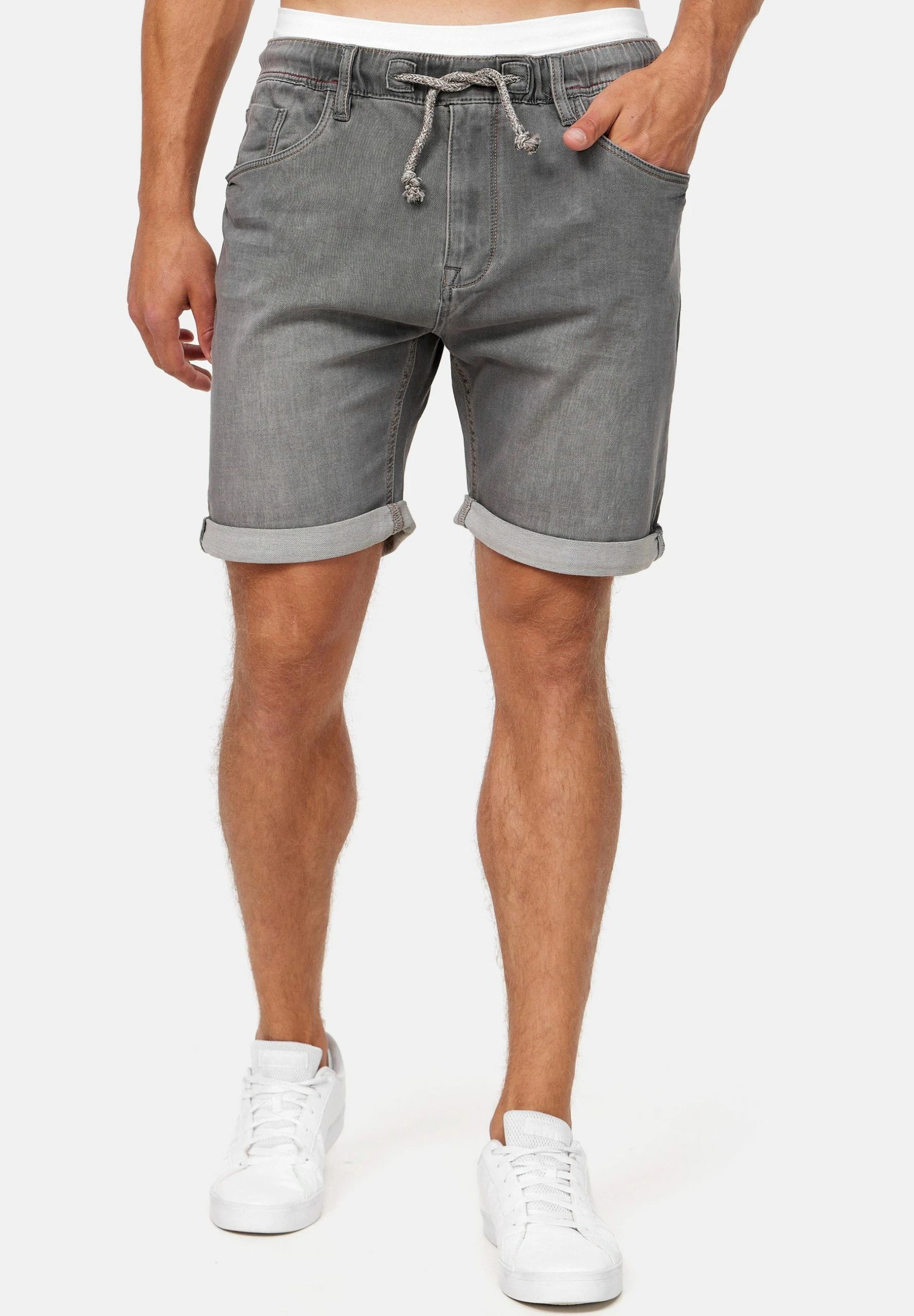 Indicode Jeans Kadin- Jeansshort - Grey 3 Indicode Jeans Kadin- Jeansshort - Grey