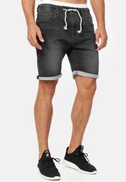 Indicode Jeans Kadin- Jeansshort - Black -Indicode Jeans Verkoop winkel 7844396407fb4119a4b7a4c03af6815c