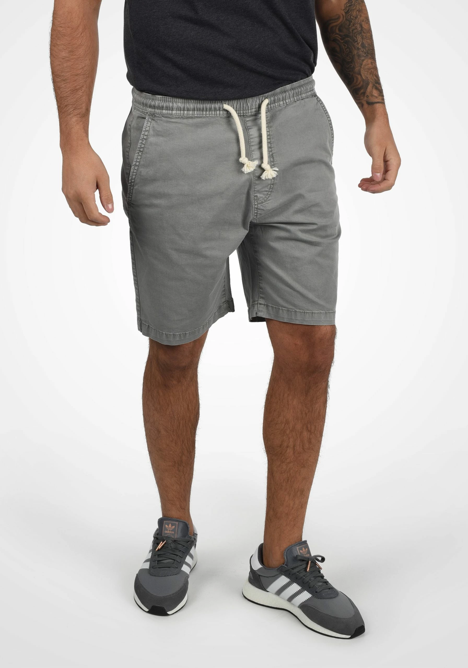 Indicode Jeans Idabbey - Shorts - Light Grey 3 Indicode Jeans Idabbey - Shorts - Light Grey