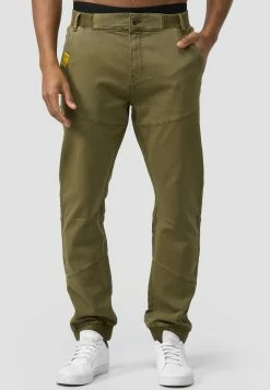 Indicode Jeans Zannes - Slim Fit Jeans - Dark Olive -Indicode Jeans Verkoop winkel 7e8bf5fd62674f6eb8317406cfee0c97