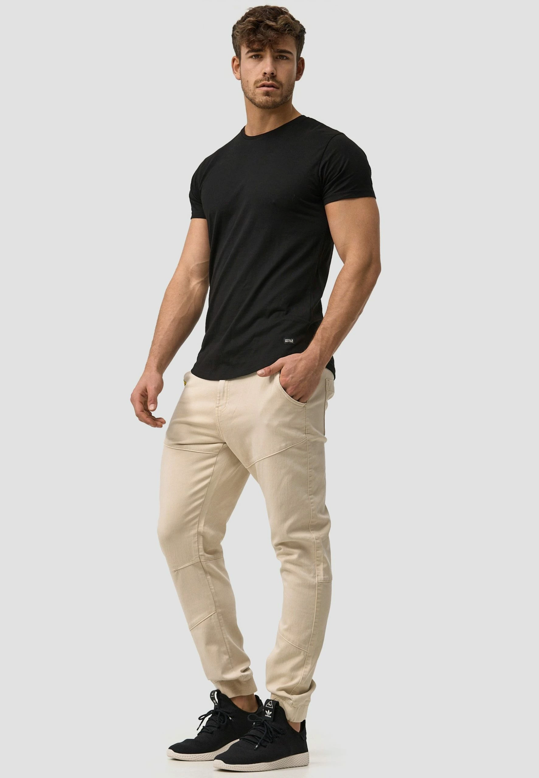 Indicode Jeans Zannes - Slim Fit Jeans - Cornstalk 4 Indicode Jeans Zannes - Slim Fit Jeans - Cornstalk - Afbeelding 2