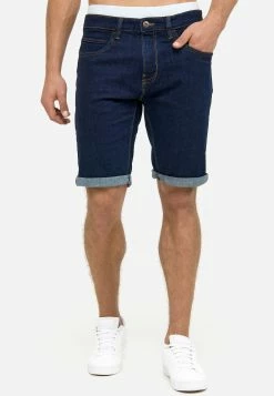 Indicode Jeans Cuba Caden - Jeansshort - Dark-Blue Denim