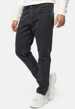 Indicode Jeans Incobra - Straight Leg Jeans - Black -Indicode Jeans Verkoop winkel 88aba6233e6f49f0b30ae3ddf3b198aa