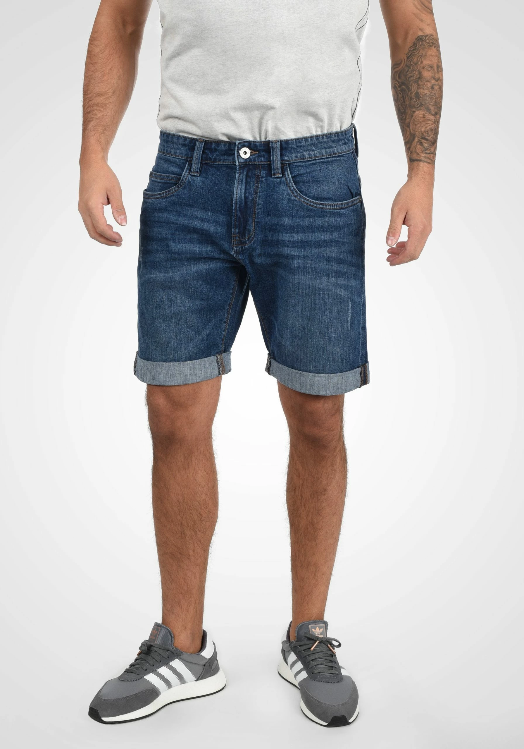 Indicode Jeans Idquentin - Jeansshort - Blue 3 Indicode Jeans Idquentin - Jeansshort - Blue