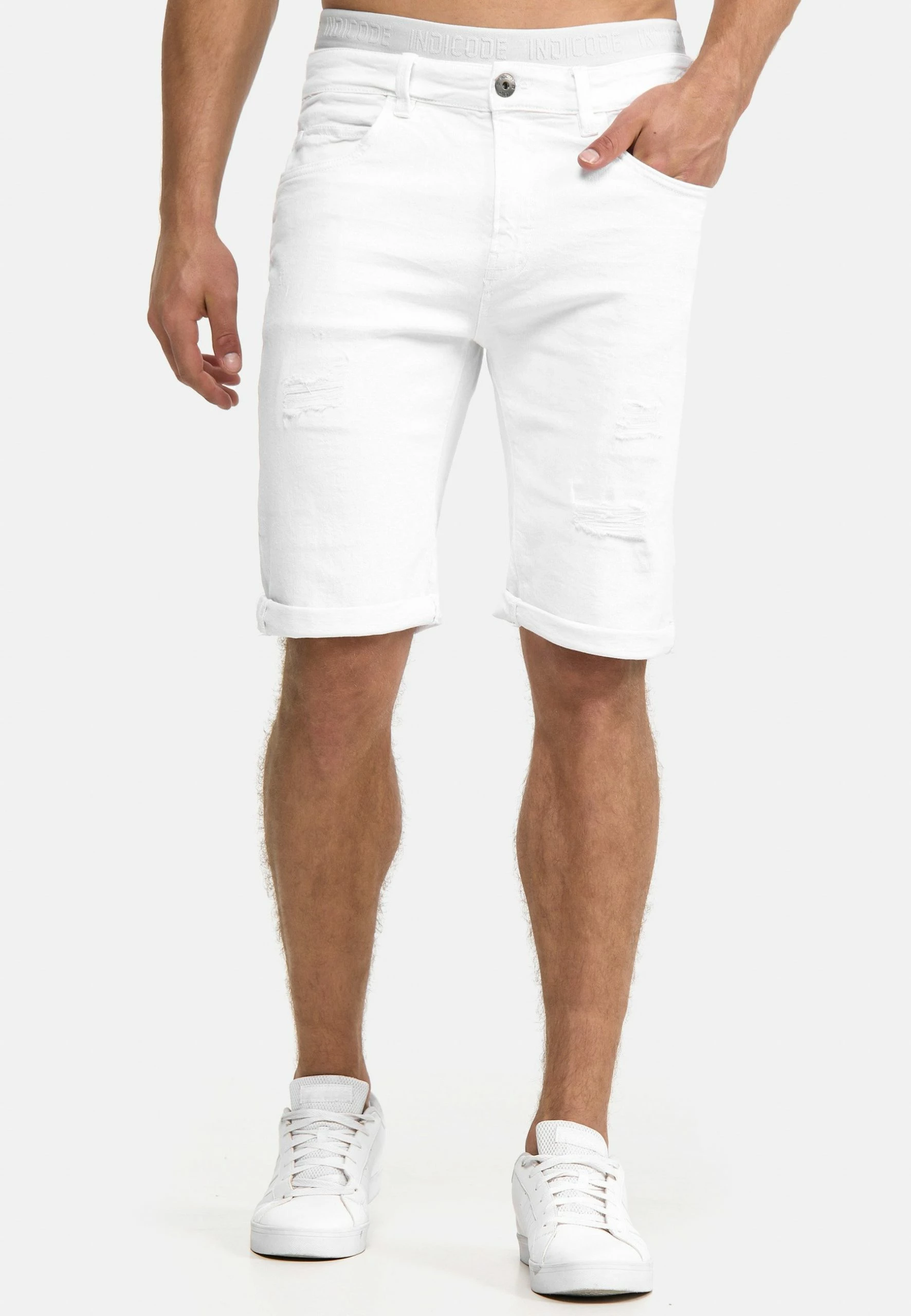 Indicode Jeans Cuba Caden - Jeansshort - Off-White 3 Indicode Jeans Cuba Caden - Jeansshort - Off-White
