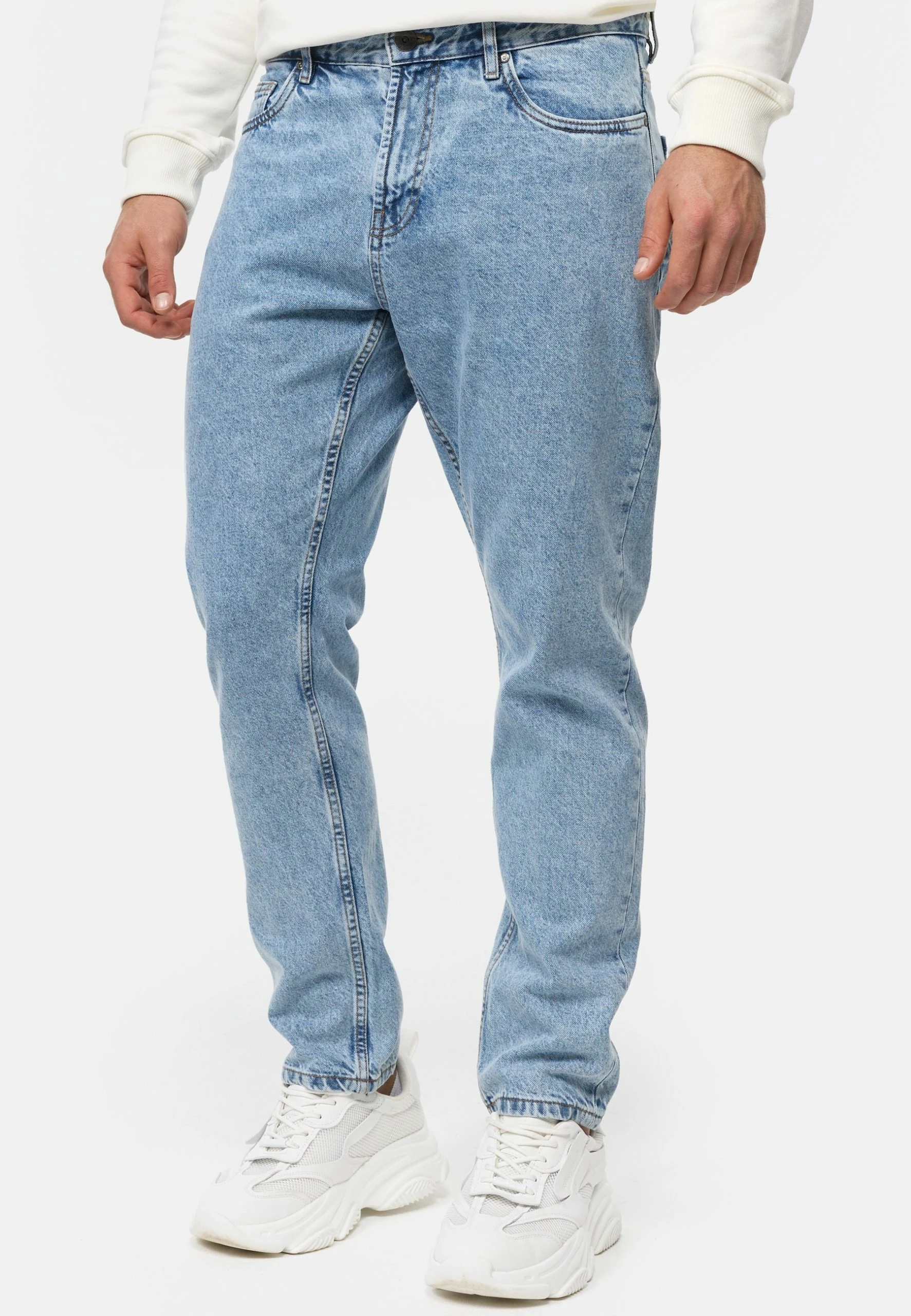Indicode Jeans Incobra - Straight Leg Jeans - Frozen Bleach 3 Indicode Jeans Incobra - Straight Leg Jeans - Frozen Bleach
