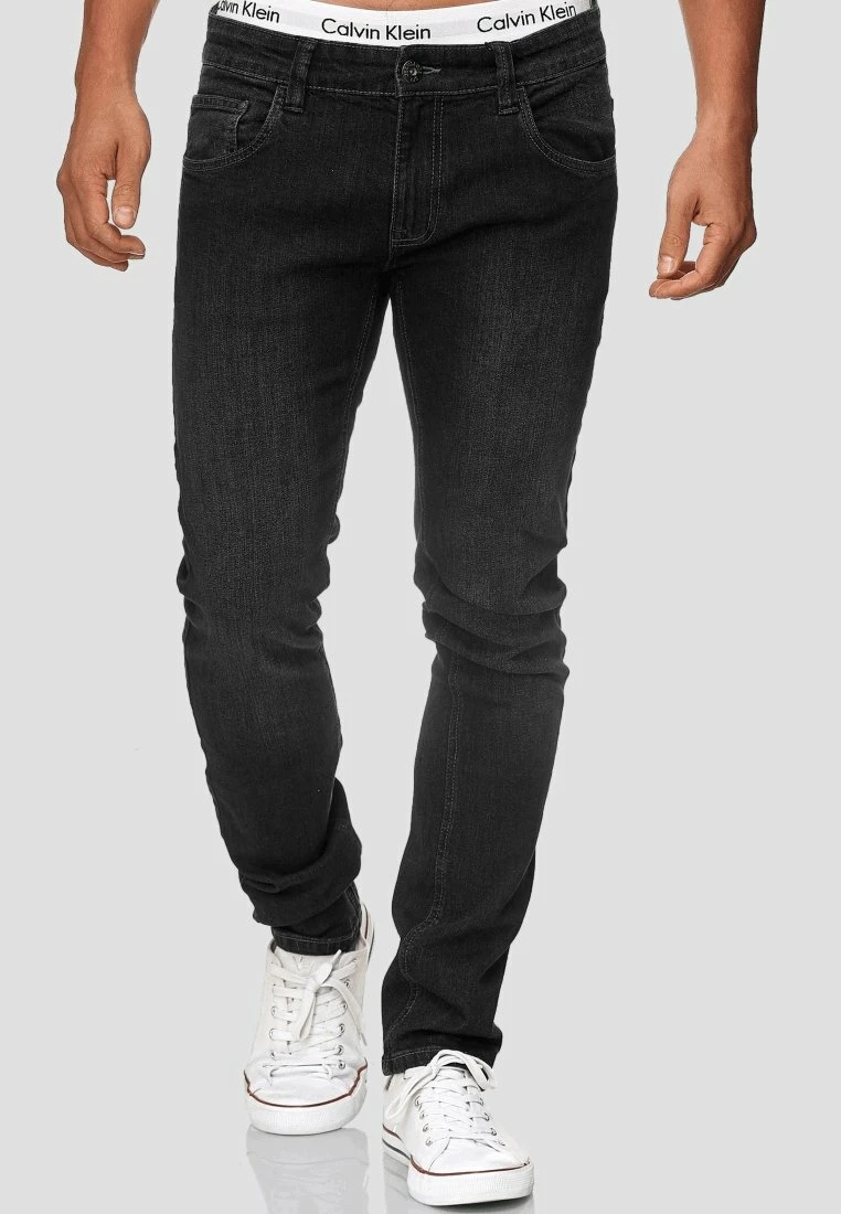 Indicode Jeans Stretch - Slim Fit Jeans - Black 3 Indicode Jeans Stretch - Slim Fit Jeans - Black