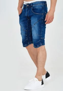 Indicode Jeans Leon - Jeansshort - Medium Indigo -Indicode Jeans Verkoop winkel b66374ded6a54342a2dfbe01ce864538