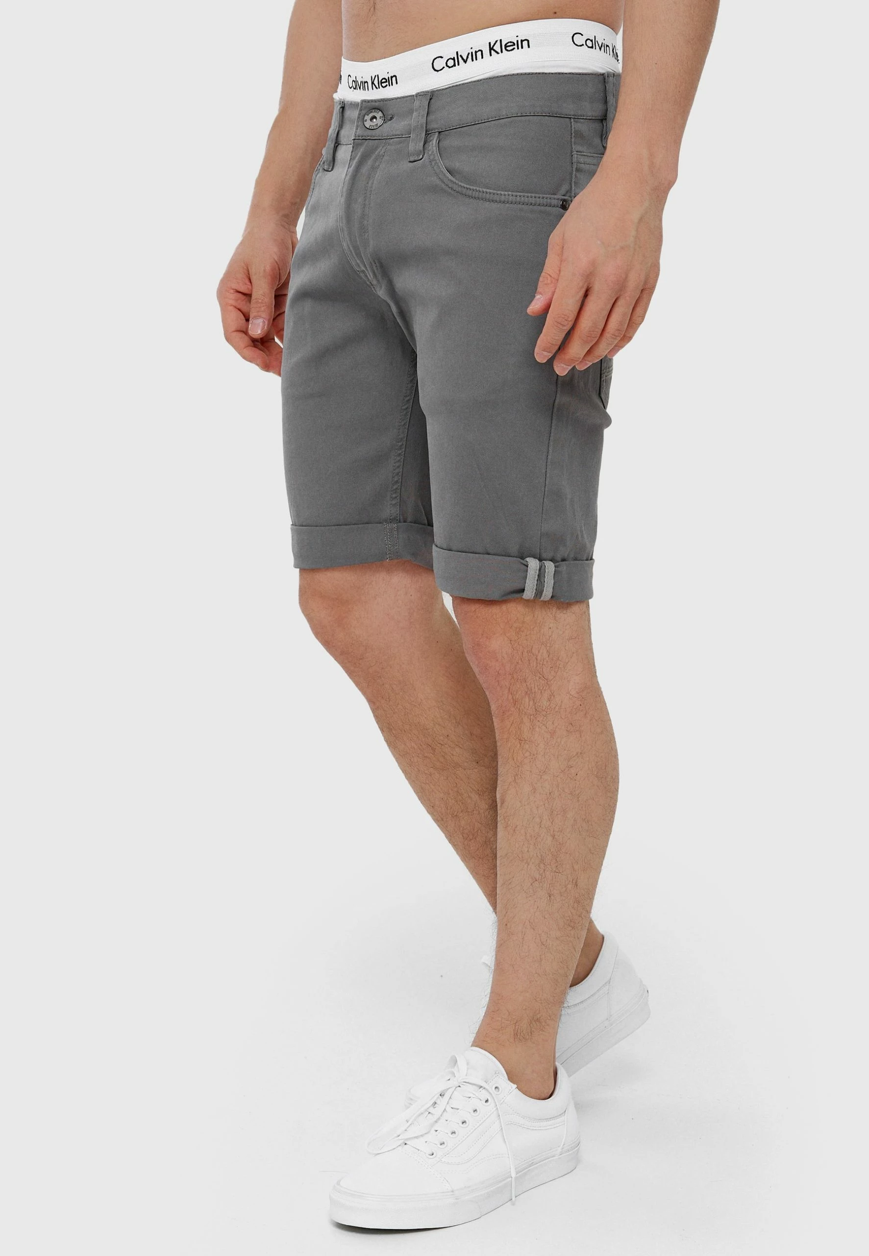 Indicode Jeans Villeurbanne - Jeansshort - Pewter 6 Indicode Jeans Villeurbanne - Jeansshort - Pewter - Afbeelding 4