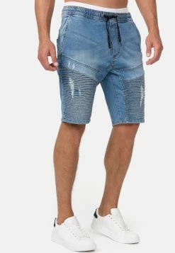 Indicode Jeans Mit Elastisc - Jeansshort - Blue -Indicode Jeans Verkoop winkel bdde657029a74205b98449eaf873cd39