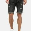 Indicode Jeans Cuba Caden - Jeansshort - Black