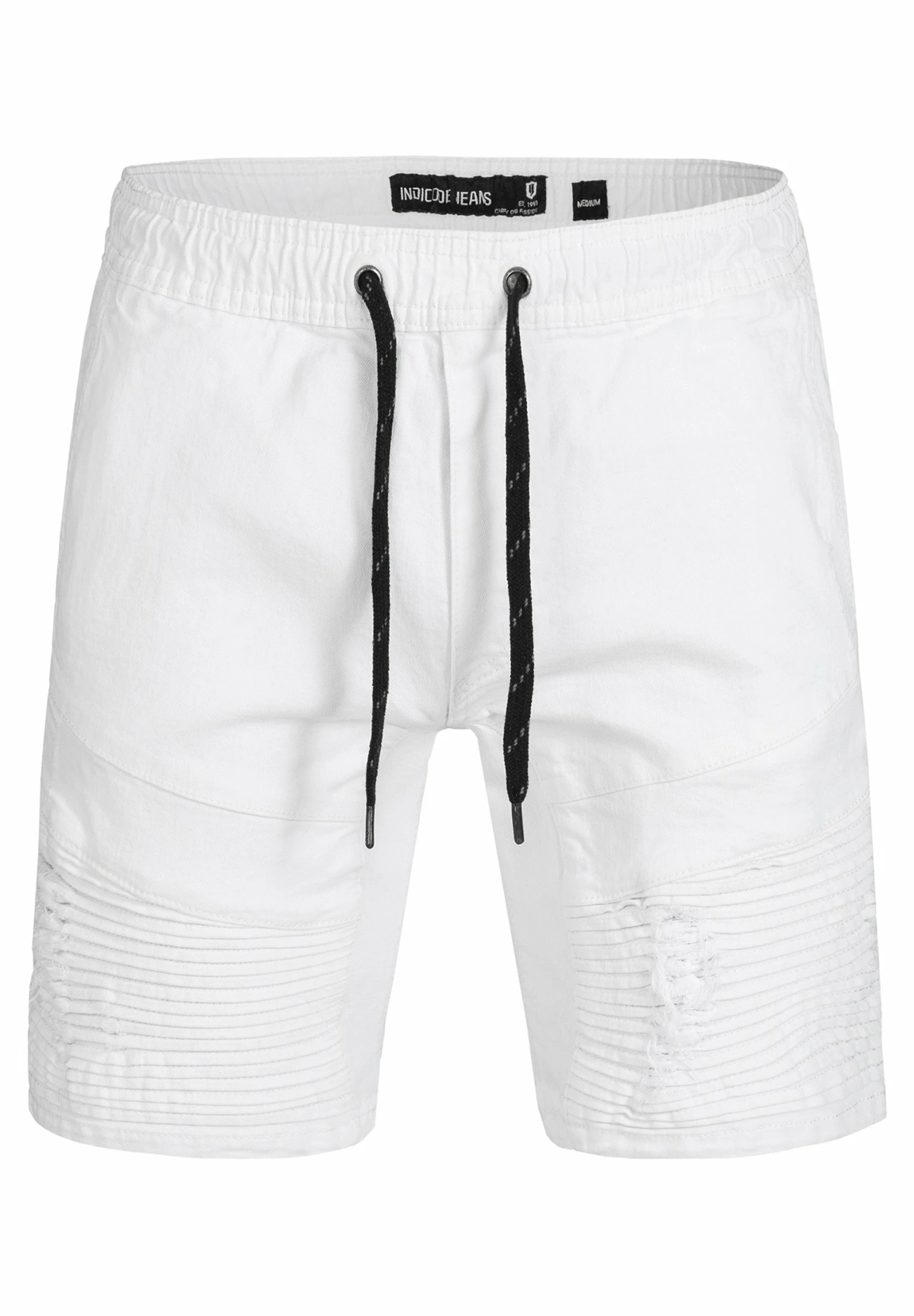 Indicode Jeans Mit Elastisc - Jeansshort - Off White 8 Indicode Jeans Mit Elastisc - Jeansshort - Off White - Afbeelding 6