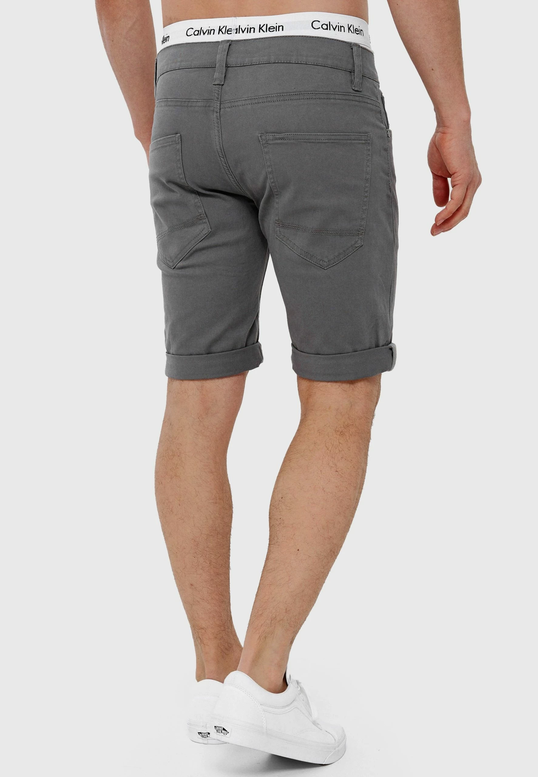 Indicode Jeans Villeurbanne - Jeansshort - Pewter 5 Indicode Jeans Villeurbanne - Jeansshort - Pewter - Afbeelding 3