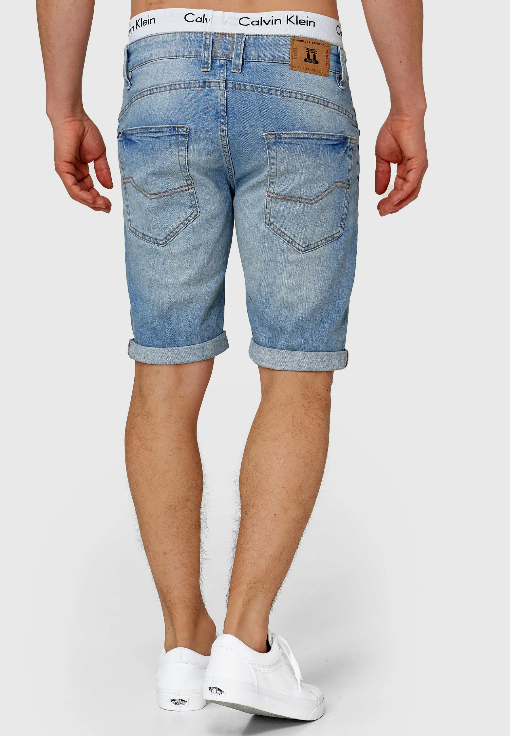 Indicode Jeans Roberts - Jeansshort - Blue Wash 5 Indicode Jeans Roberts - Jeansshort - Blue Wash - Afbeelding 3
