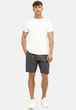 Indicode Jeans Carver - Jeansshort - Anthrazit