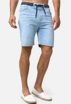 Indicode Jeans Ettore - Jeansshort - Dim Blue -Indicode Jeans Verkoop winkel df014cb28e4d49f4b5d36304cf042855