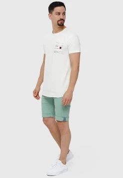 Indicode Jeans Villeurbanne - Jeansshort - Granite Green -Indicode Jeans Verkoop winkel e243e7c542d34937ba33b196dea19320