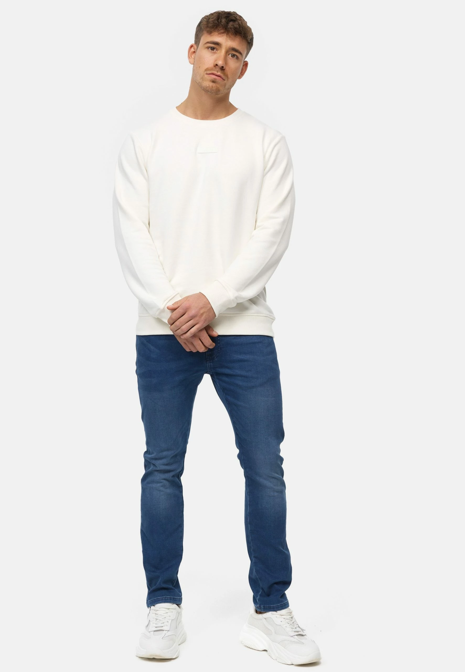 Indicode Jeans Incoil - Straight Leg Jeans - Medium Indigo 4 Indicode Jeans Incoil - Straight Leg Jeans - Medium Indigo - Afbeelding 2