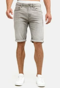 Indicode Jeans Cuba Caden - Jeansshort - Grau