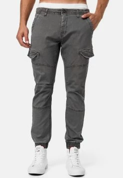 Indicode Jeans Hills - Jeans Tapered Fit - Dk Grey