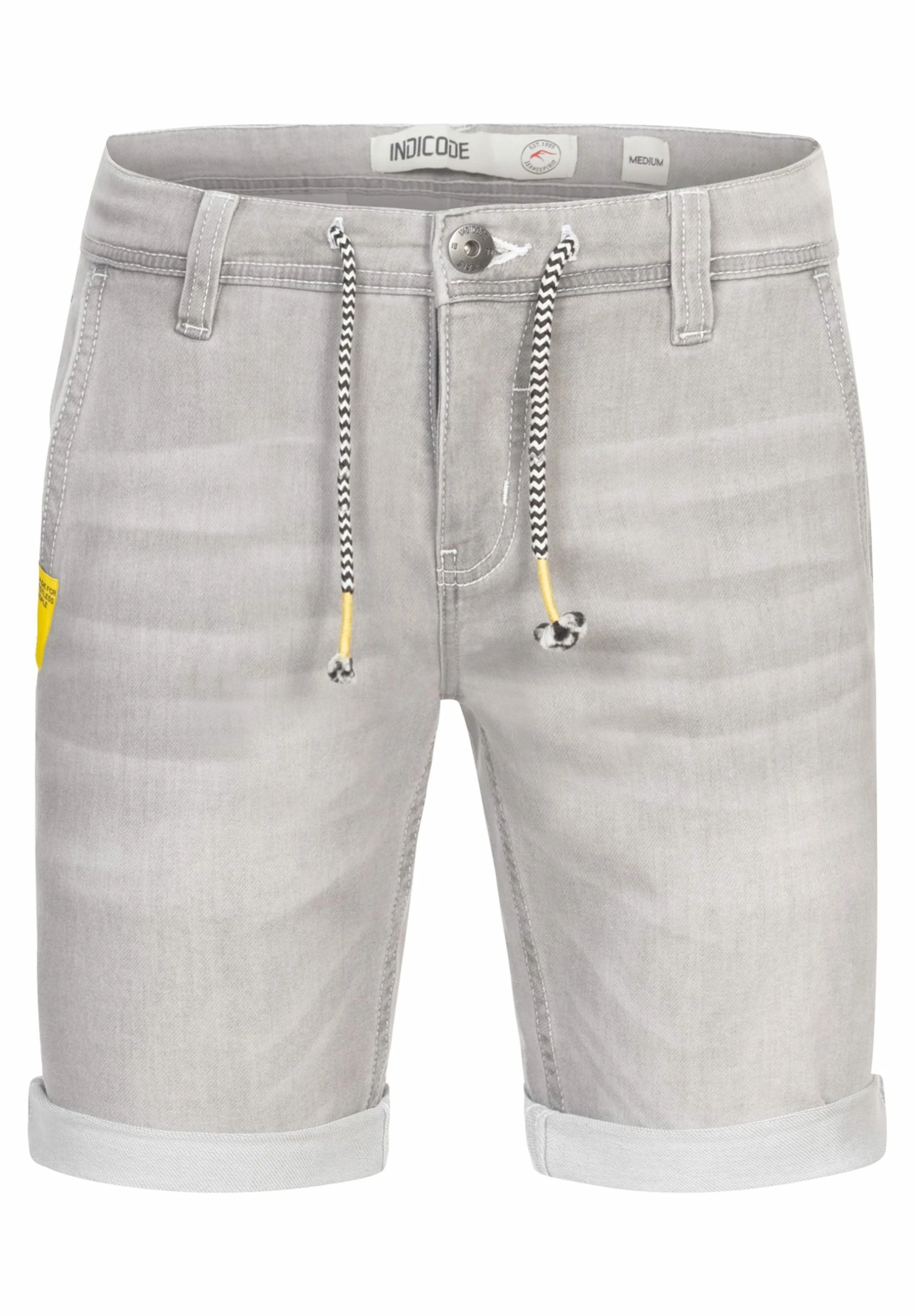 Indicode Jeans Jeansshort - Vintage Grey 8 Indicode Jeans Jeansshort - Vintage Grey - Afbeelding 6