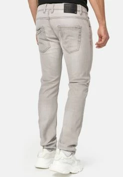 Indicode Jeans Mcintyre - Straight Leg Jeans - Lt Grey -Indicode Jeans Verkoop winkel f1b00f5b039d49b3a3c68b25da7cb2e9